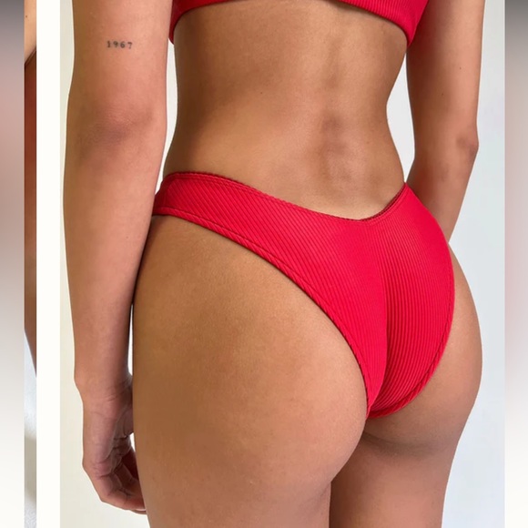 frankies Swim Frankies Red Bikini Poshmark